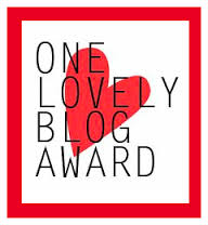 one lovely blog award